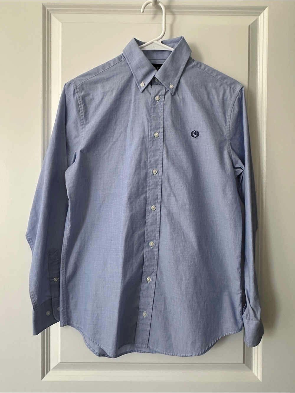 Blue Ralph Lauren Button Down Shirt, Size 18.